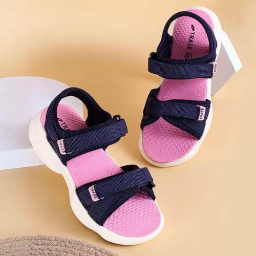 Image of TRASE Sports Sandals For Woman | Comfortable, Soft Cushioned Sole, Lightweight And Trendy Footwear | Adjustable Strap Womens Sandals | Casual And Stylish Floaters For Daily Use