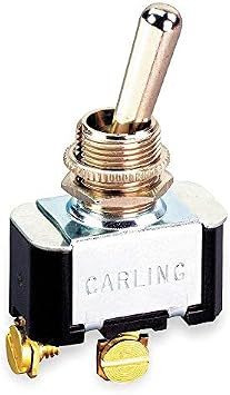 Carling Technologies Toggle Switch, Number of Connections 2, Switch Function Momentary On/Off - 6FA58-73