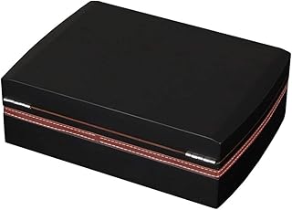 YANGLOU-boîte à cigares- Humidors Humidificateur de cigares importés CEDAR Humidificateur de bois Humidificateur de tabac Humidificateur Set de cigare (Couleur: Noir, Taille: 25 * 22 * ​​9cm) / XSMXJH