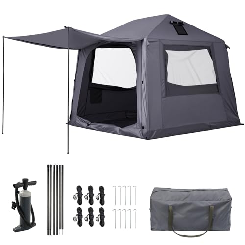 Inflatable Tents for Camping 2-4 Person, Blow Up Tent with...