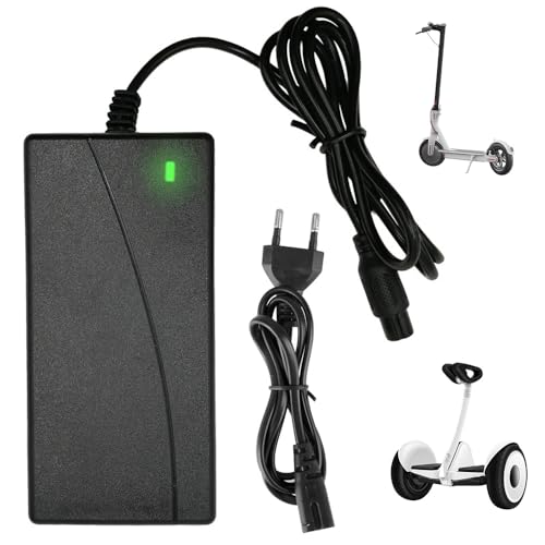 Hoverboard Ladekabel, Ladekabel Hoverboard, 3 Polig 42V 2A, Akku Ladegerät für Elektro Scooter, Power Netzteil Adapter für Elektrischen Selbstausgleichender Roller Hoverboard Ladekabel, Ladekabel Hoverboard, 3 Polig 42V 2A, Akku Ladegerät für Elektro Scooter, Power Netzteil Adapter für Elektrischen Selbstausgleichender Roller