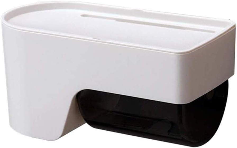 Bathroom Toilet Paper Tray, Punch-Free Waterproof Paper Towel Holder Roll Paper Tube Toilet Paper Storage Frame