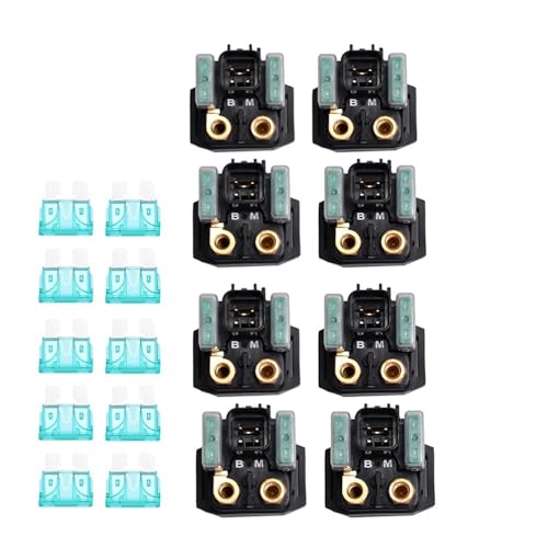 Solénoïdes de relais de démarreur électrique moto GZ250 SV650 DL1000 lot de 8