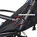 ZSQSM Baby Pushchair Bumper Bars Universal Baby Stroller Guardrail Armrest Adjustable Black