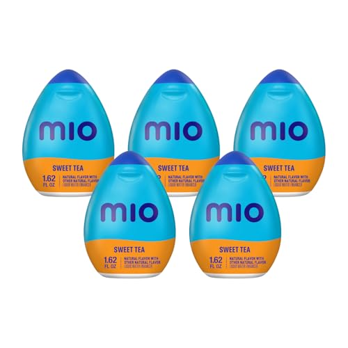 Image of MiO Liquid Water Enhancer - Sweet Tea, makes 24 servings + Vitamins, 1.62 oz each, (Pack of 5)