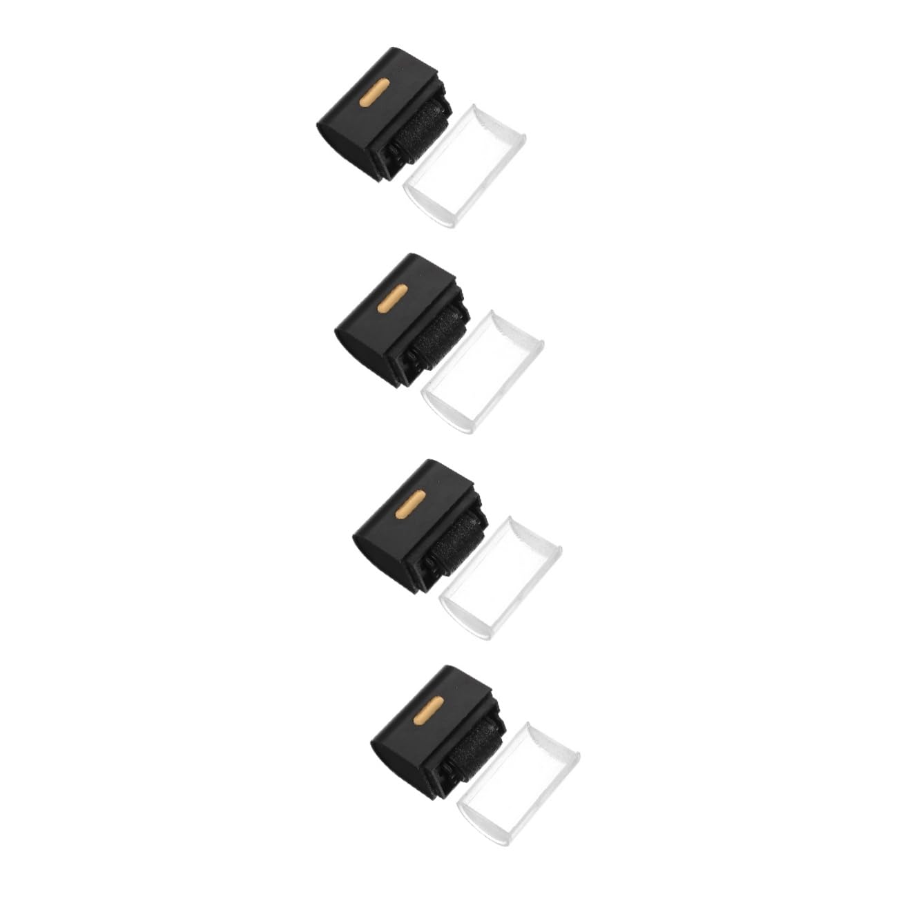 MAGICLULU 4stücke Multi-funktions-rollstempel Für Datenschutz Verstellbarer Stempel Für Briefe Und Pakete Einfach Zu Bedienen Für Unternehmen Und Privaten Gebrauch