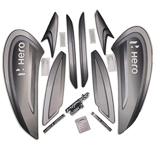 Image of Motorcycle Bike Body Fancy Sticker & Decals kit Stickers for Splendor Plus (EST2353HS00) Multicolor