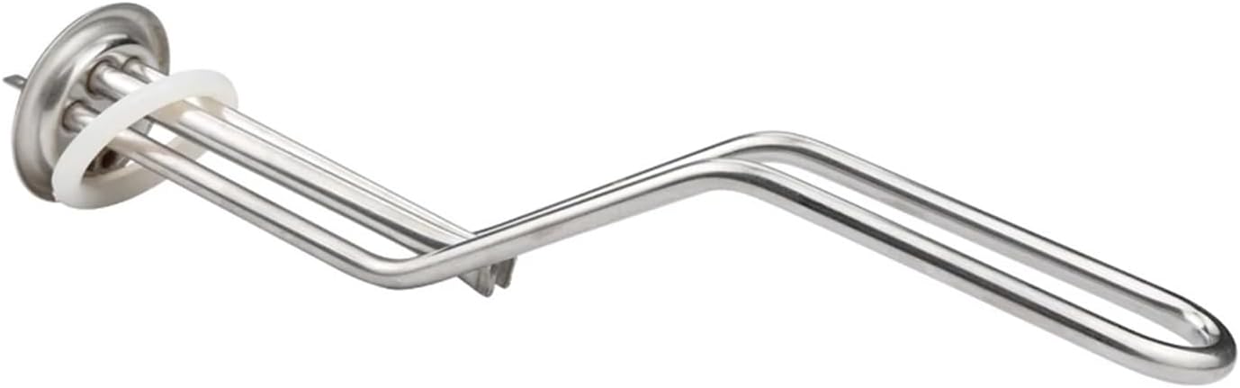 1PCS 63mm Cap 220v 1500w Electric Heating Tube with 2 Temperature Control Hole, Stainless Steel Electirc Heater Parts