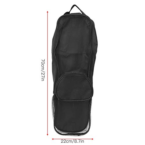 Kuuleyn Schwimmen Schnorcheln Sporttasche,tauchtasche,Tragbarer Nylon-Tauch-Netz-Rucksack Schnorchel-Schulter-Aufbewahrungstasche Leichte Reißverschluss-Netztasche für Flossen Flossen