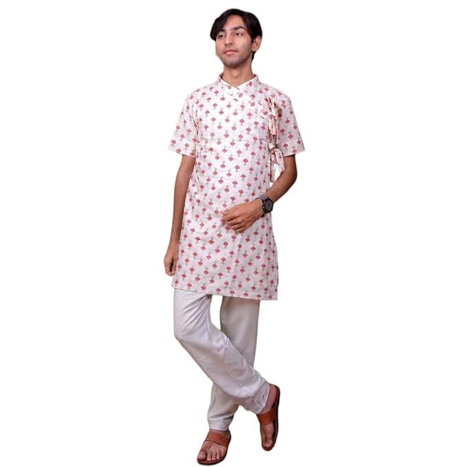 Men's Gen-Z Printed Bagalbandhi | Premium Cotton Traditional Ethnic Wear | Stylish Festive & Wedding Outfit-picture-43