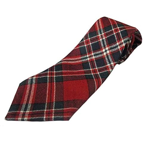 Mens Pure Wool Macfarlane Tartan Tie Made In Scotland By Ingles Buchan Cover
