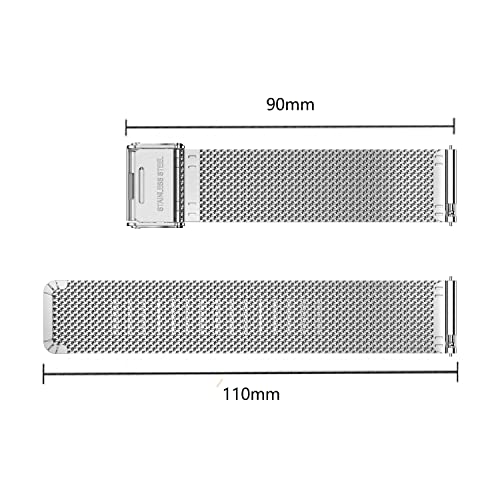 Correa para Galaxy Watch 6 Classic y 5 20mm acero inoxidable miniatura 3