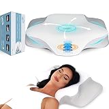 Karrehao Cervical Neck Memory Foam Pillow for Neck and Shoulder Pain Relief Sleeping, Odorless Ergon