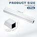 uxcell 4Pcs 6063 Square Aluminum Tube, 19mm x 19mm x 1mm Wall Thickness 204mm/8