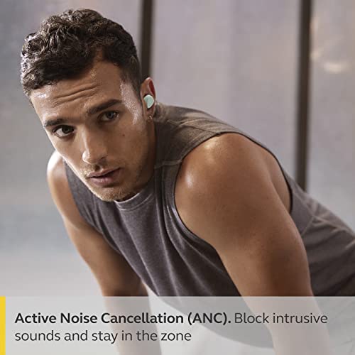 Image of Jabra Elite 4 Active in-Ear Bluetooth Earbuds - True Wireless Earbuds with Secure Active Fit, 4 Built-in Microphones, Active Noise Cancellation and Adjustable HearThrough Technology - Mint