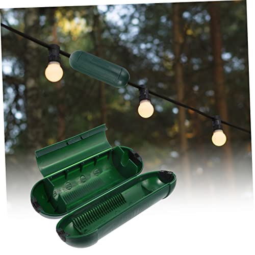 TEHAUX Patch Cable 2Pcs Soquete Verde Para Saída De Natal Cabos De Vedação Para Protetor/Plugues De