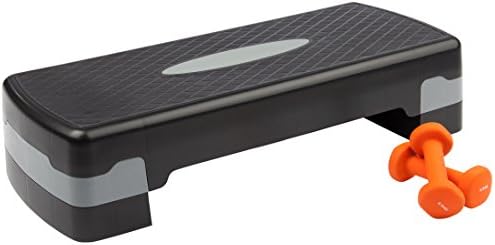 Ultrasport Aerobic Stepboard, Various Colours, Stepboard, Exercise Equipment, Exercise Board, Multifunctional Fitness Equipment, Fitness Board, Step, Height Adjustable, Home Stepper, Stepbench