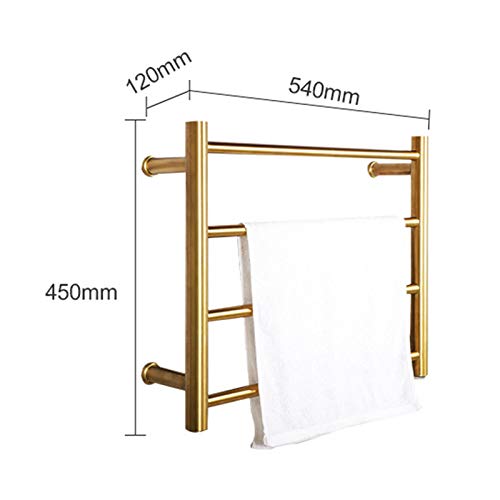 Toallero de pared con 3 barras de secado rápido y cableado oculto 6