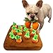 Hund und günstig Kaufen-Celawork Intelligenzspielzeug für Hund Interaktives Spielzeug Plüsch Karotte Schnüffelteppich hundespielzeug Intelligenz schnüffelteppich Hunde Gemüse Plüschtier Für Hund