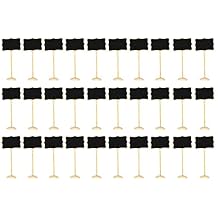 FGen 30pcs Gift Creative Small Blackboard Wedding Gift Home Decoration Crafts Decoration Wooden Blackboard Bar Table Decoration
