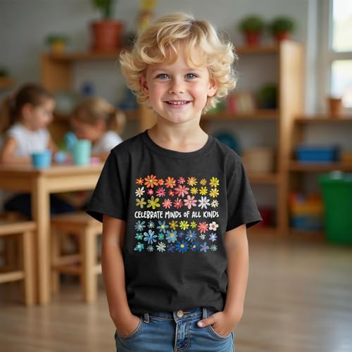 Image of Autism Awareness Shirt Kids Boys Accept Love Understand Tshirt Toddler Autism Shirts Graphic Inspirational Tee Tops