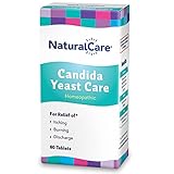 NaturalCare Candida Yeast Care, Homeopathic Treatment Temporarily Relieves* Symptoms Associated with Yeast Infection, Including Itching, Burning & Discharge, 30 Servings, 60 Tablets