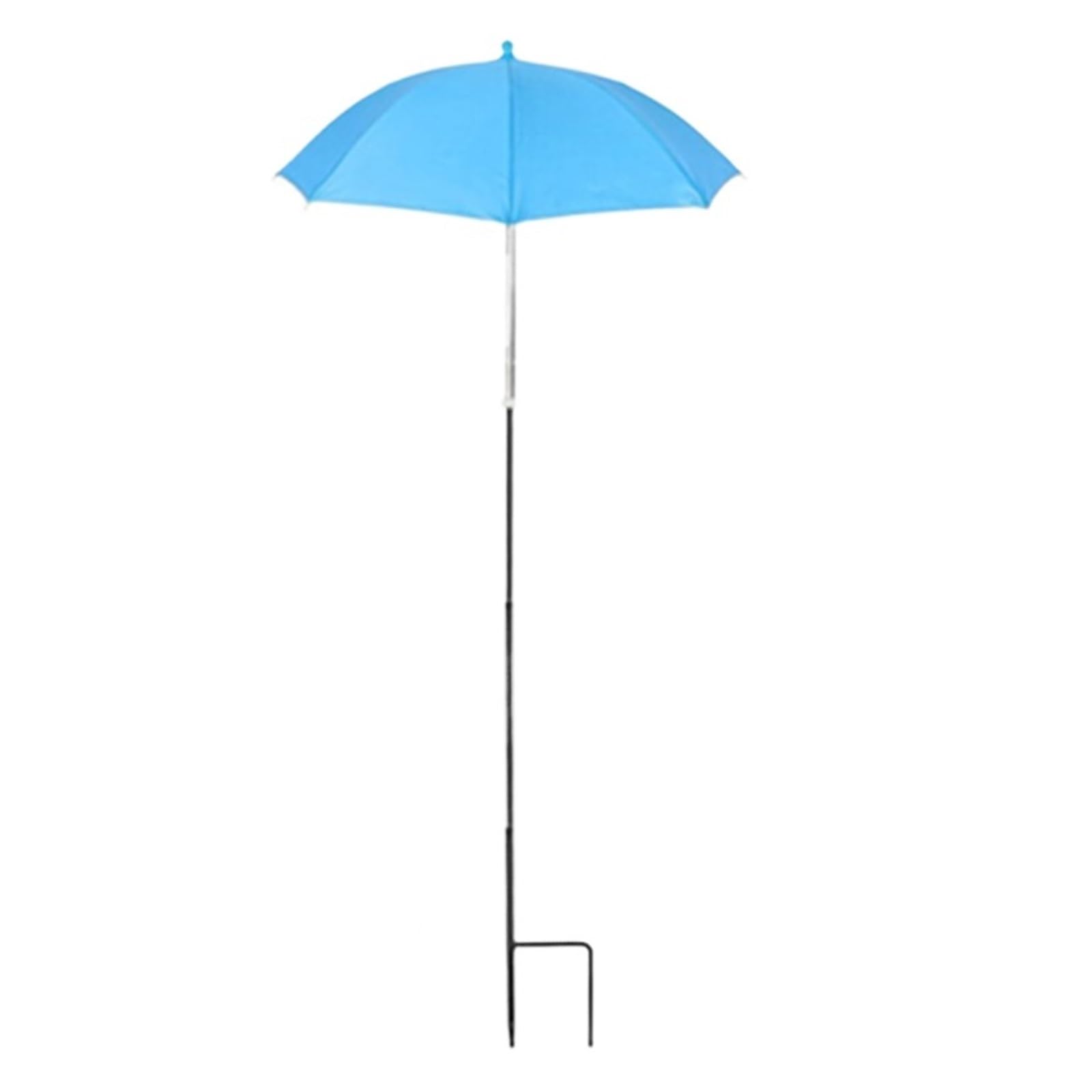 Weqyfdc Sky Blue1 Plant Umbrella 1Pcs Plant Umbrellas For Outdoor Plants, Adjustable Garden Shade Umbrella 26" Larger Plants Shade Cover(Sky Blue1)