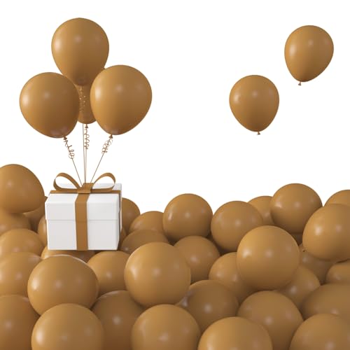Image of Retro Khaki Balloons,100 Pcs 5 Inch Mini Matte Latex Balloons for Balloon Garland Arch, Birthday Decoration, Wedding Party, Baby Shower Decorations