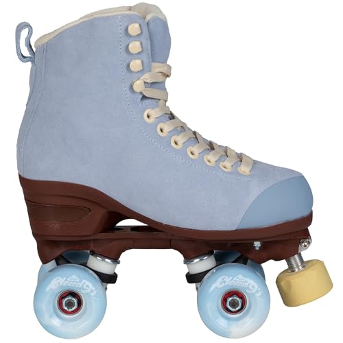 Chaya Rollschuhe Elite Angel Blue - Roller Skates für Damen und Herren im Retro-Look für Roller-Disco - Roll-Schuhe in Blau