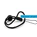YOUOWO 5 Pack Nylon Lanyards Adjustable length,For USB Flash Drive Cell Phone Key ipod Mp3 Mp4 ID Card Badge and Other Small Electronic Devices (Black)