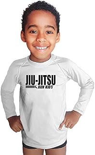 Camisa Praia Piscina Proteção UV50+ Masc Run Kids Jitsu - Branca - 12 anos