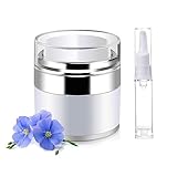 Airless Pump Jar, Cream Jar Vacuum Bottle Small, Airless Pump Bottles, Lotion Dispenser with Pump fo