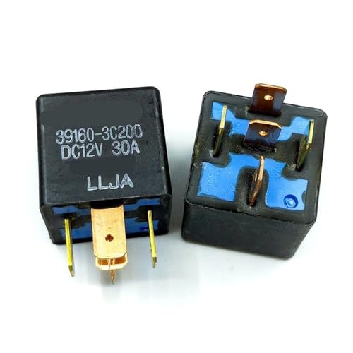 Relé automotriz 39160-3C200 de 5 pines DC 12V 30A, interruptor de repuesto para circuito eléctrico