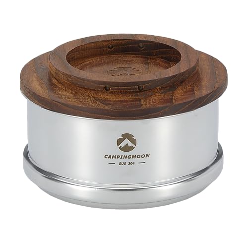 Cuiseur vapeur CAMPINGMOON pour Sierra Cup inox et couvercle bois