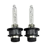 CCQAP Hid Bulb D4S 6000K HID Headlights Replacement Bulbs Super Bright (Pack of 2)