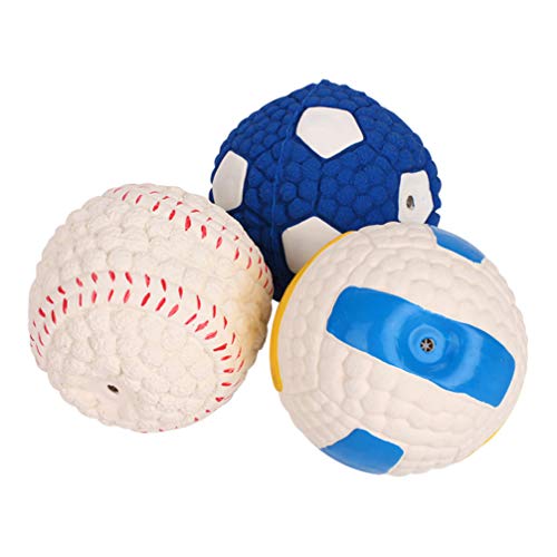 Scicalife 3Pcs Pet Bola Toysqueaky Bolas Cão Cães Brinquedos Interativos Brinquedos Do Cão