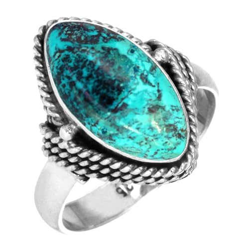 Pearl, Amber, Garnet, Moonstone Marquise Handmade Ring Genuine 925 Sterling Silver Boho Natural Gemstone Jewelry For Women