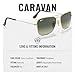 Ray-Ban RB3136 CARAVAN Square Shaped Non-Polarized Sunglasses for Men & Women – Includes Official RAYBAN Eyewear Kit – Ideal Formal & Casual Wear Sunglasses – Grey Gradient Lens