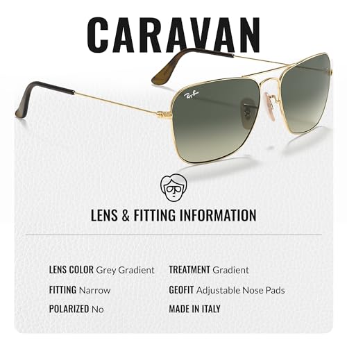 Ray-Ban RB3136 CARAVAN Square Shaped Sunglasses for Men & Women with Official RAYBAN Eyewear Kit4