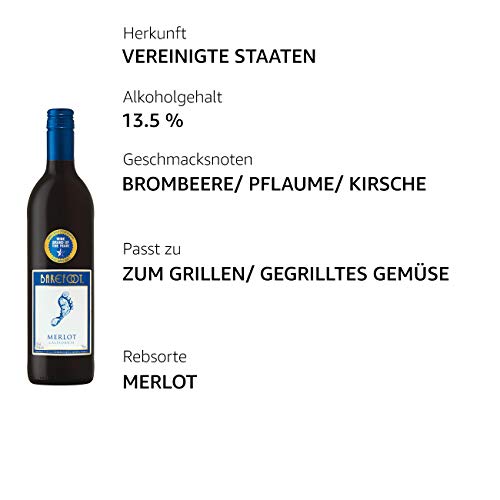Barefoot Merlot Halbtrocken (6 x 0, 75l)