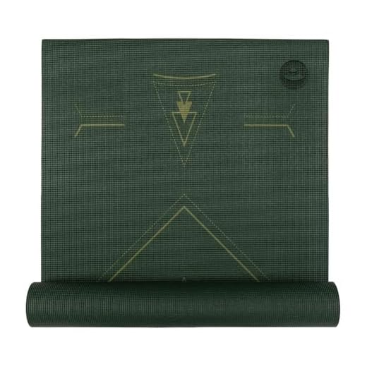 YOGATERIA Tapete Yoga Leela Yantra Cosmic 4,5 mm de espessura 183 x 60 cm | de PVC ecológico durável | Tapetes de treino para ginástica em casa | Ginástica e Pilates | Certificado Oeko-Tex | Macio e Elástico | boa aderência