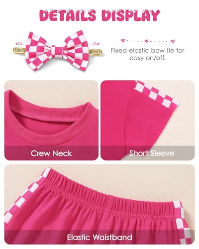 Image of SANMIO Toddler Girl Clothes Summer 3 Piece Outfits Cute