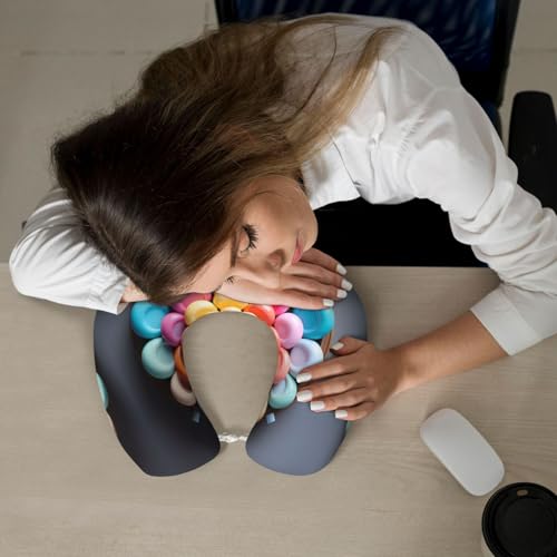 Almohada de viaje de espuma viscoelástica U miniatura 6