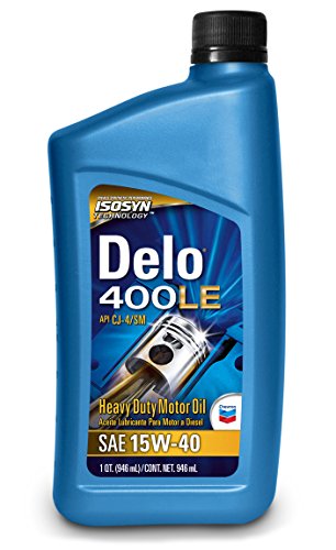 Image of Chevron Delo 400 SAE Heavy Duty Diesel Engine Oil 15W-40, 1 Quart, Pack of 12