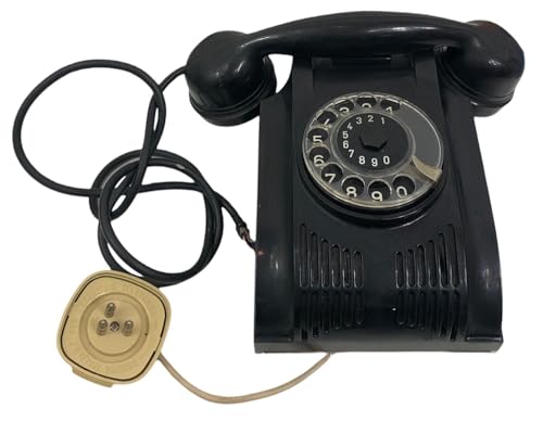  ALE E COMMERCE Telefono Antico Realizzato per Urmet Nero