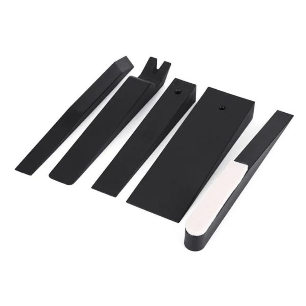 NON MARKING PLASTIC WEDGE TRIM POPPER & BODYWORK MOULDING REMOVAL TOOL SET