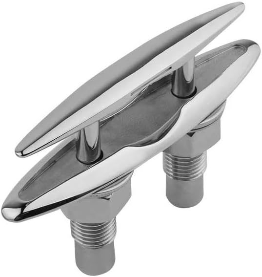 316 Stainless Steel 5/6 Inch Heavy Pop Up Cleat Boat Accessories Save Space Mooring Dock Neat Cleat Marine Boat Yacht Bollard Marine Hardware