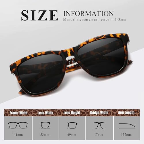 Carefully Classic Polarized Sunglasses for Women and Men Ultralight Sun Glasses with UV Protection NC759-A1-2pack3