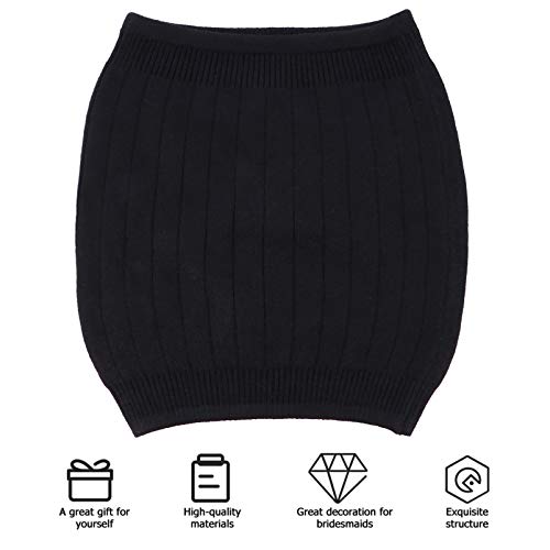 Faja lumbar de lana cálida para soporte y protección abdominal miniatura 5