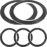 NIYANGLE Cinta Adhesiva para Violín 5 Piezas Negra 3mm de Ancho, Pegatinas de Posición y Notas para Diapasón, Suministros para Principiantes de Instrumentos de Cuerda, Accesorio Práctico